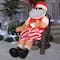 4.5ft. Airblown® Inflatable Christmas Santa in Outdoor Chair